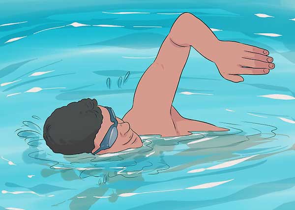 ورزش شنا برای چربی سوزی